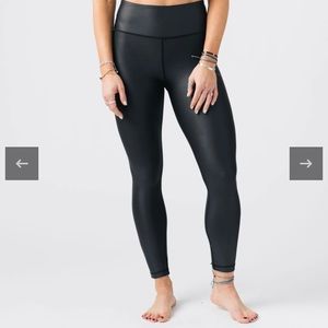 Zyia Metallic Light n Tight Leggings - set of two!
